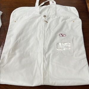 Valentino White Garment Bag